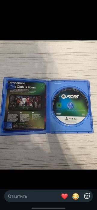 Продаю диск Fc26 на Ps5