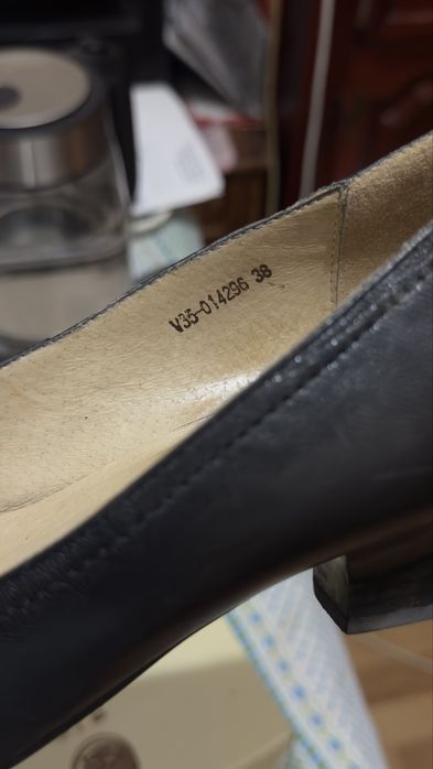 Туфли черные натуральная кожа