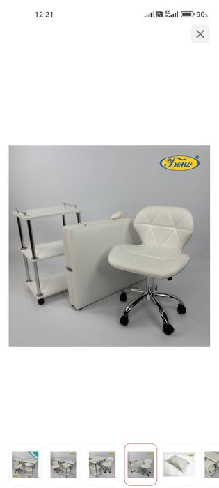 Кушетка, стул, этажер