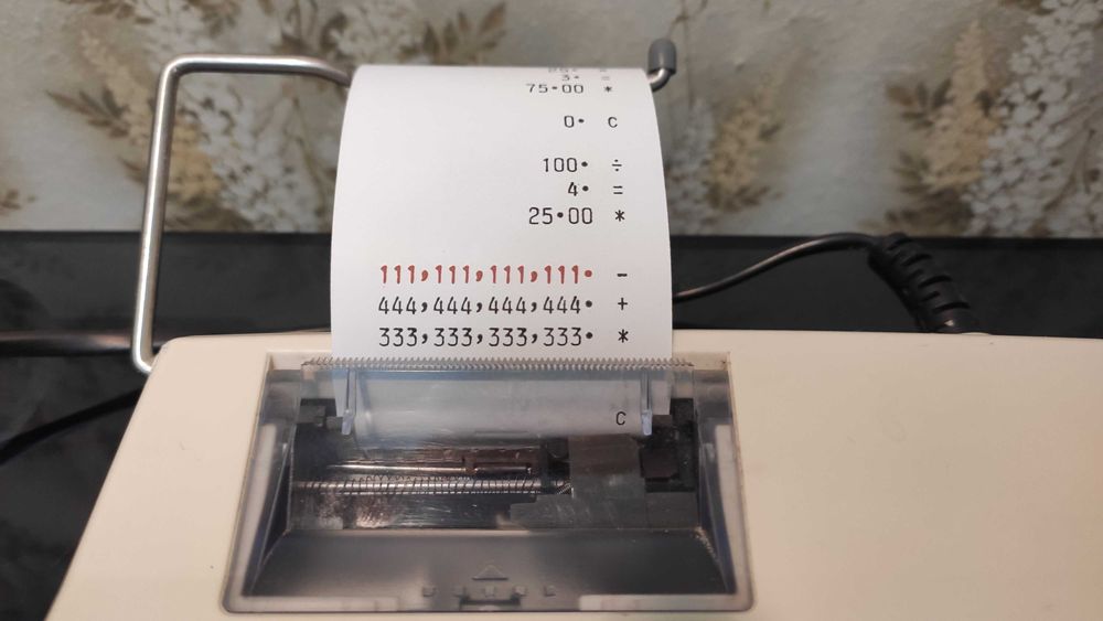 Citizen CX-123 II  печатающий калькулятор.