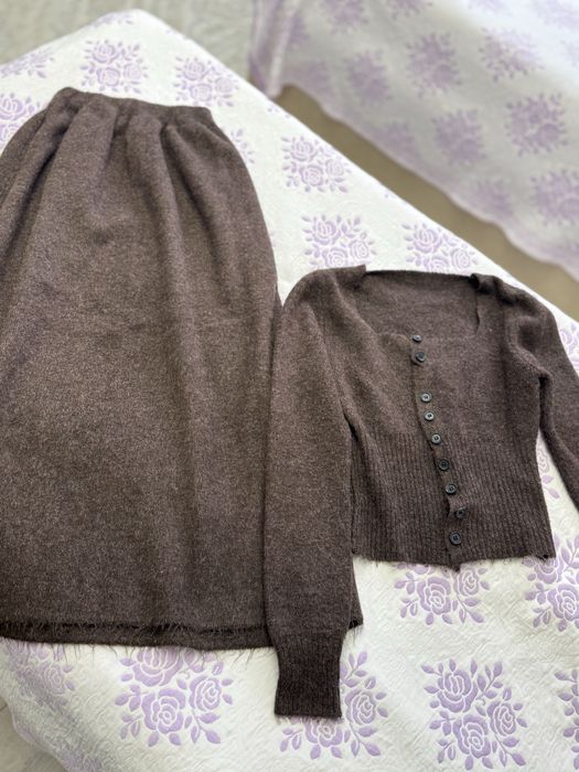 Юбка и кофта теплая 5500