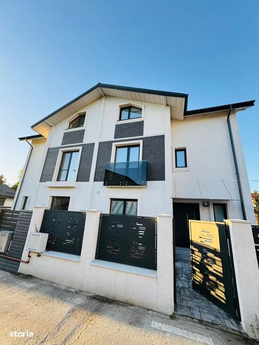 Vila duplex de inchiriat, Otopeni, central, prima chirie, totul nou