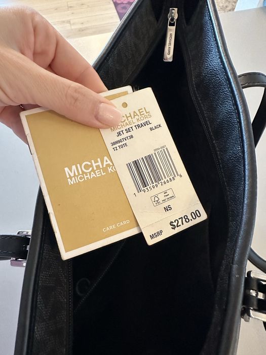 Michael kors monogram jet set travel