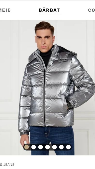 Geacă Guess Metalic Silver