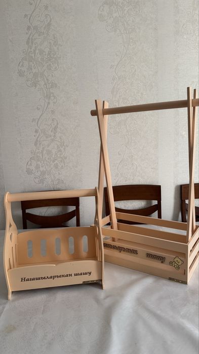 Продам корзину для подарка бокса детский одежды
