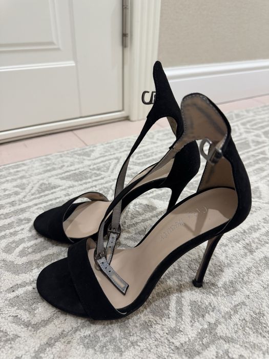 Босоножки замша, размер 35