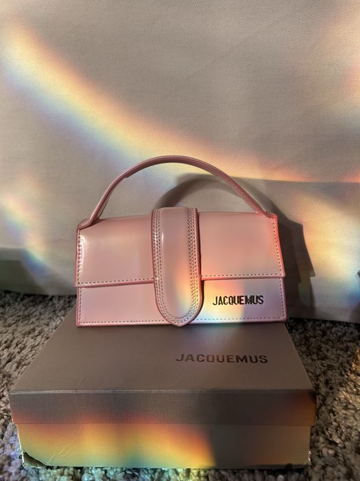 Geanta Jaquemus Le mabbino powder pink pe stoc