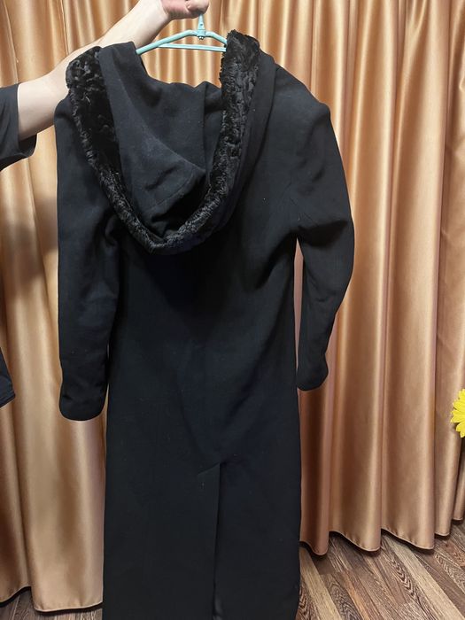 Palton lung marime s lana 70%