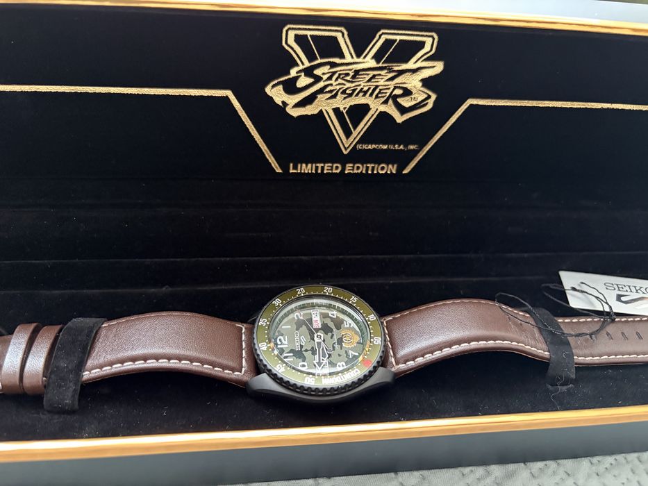 Seiko 5 Sports - Street Fighter Limited edition-  Guile