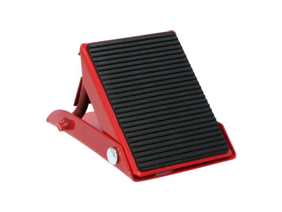 Set 2 cale roata auto Carpoint pliabile, din metal, cu suprafata antiderapanta, pentru remorca si rulota de pana la 900 kg, rosu/negru