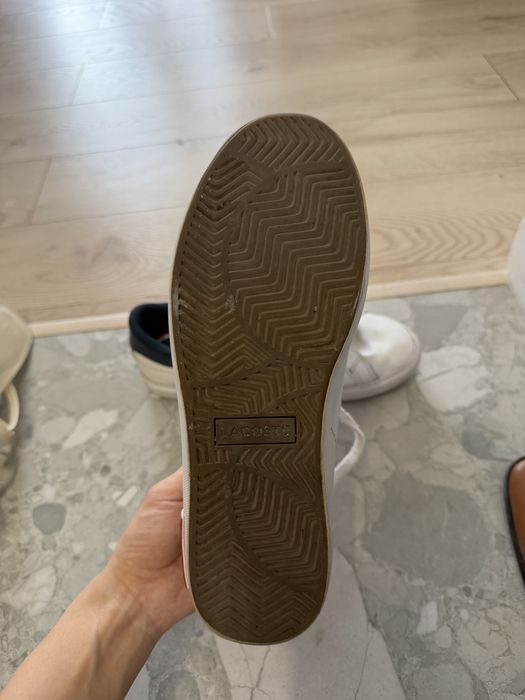 Кеды Lacoste белые