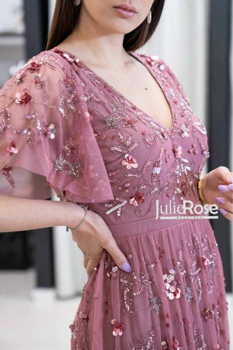 Rochie Mov Burgundiu masura S noua