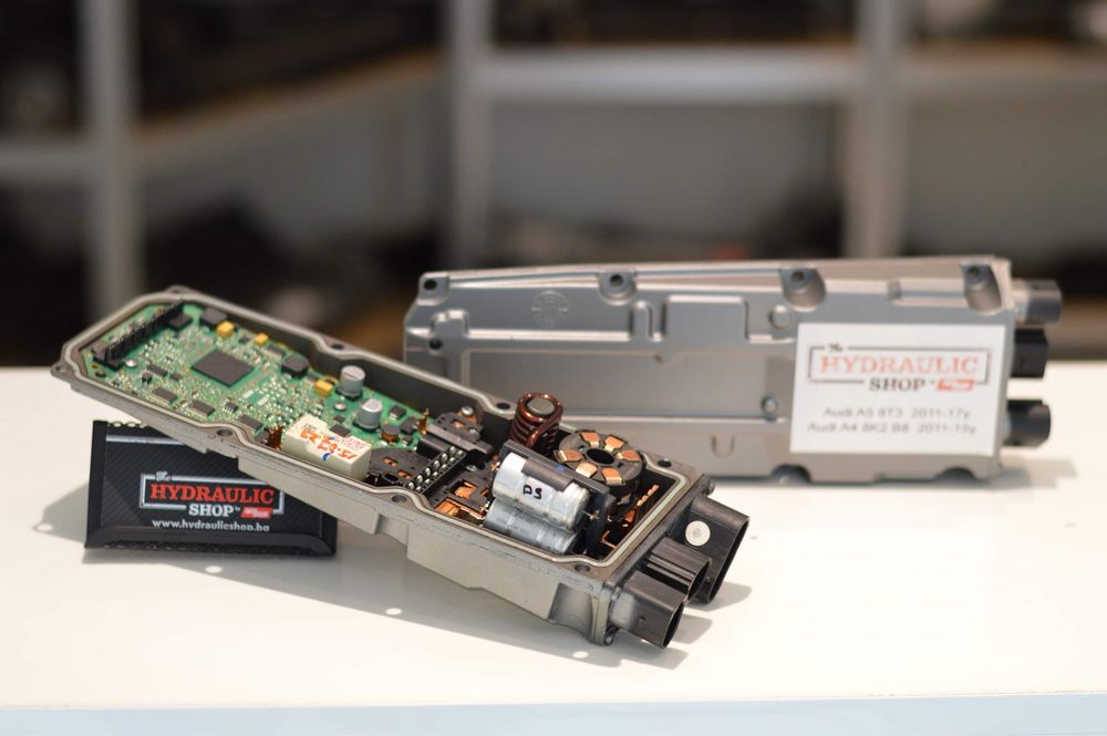 Audi A4 + A5 от 2012 до 2016г. рециклирана платка за кормилна рейка.