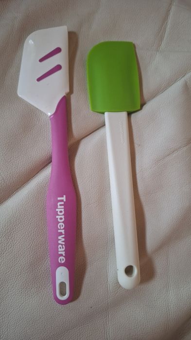Силиконовый скребок 2 вида Tupperware посуда