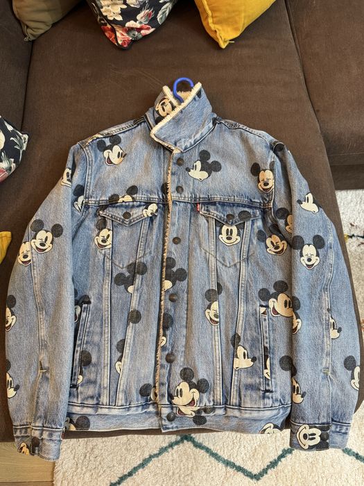Geaca de blugi imblanita Levi’s Mickey Mouse