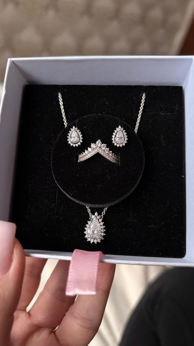 Пръстен и обеци на Пандора