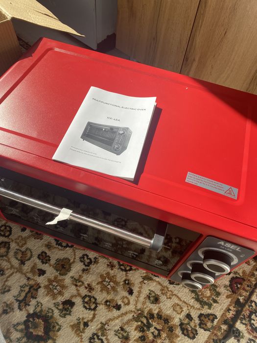 Настольная электропечь ASEL 36I красный