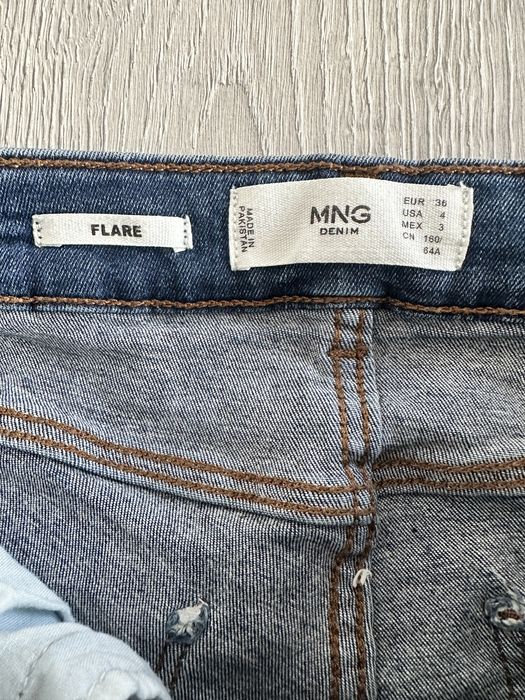 Blugi Mango, marime 36, model flare