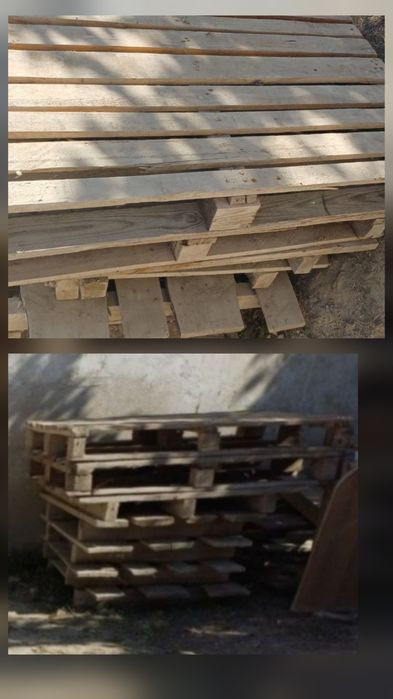 Поддоны и Ополубки  деревянные.