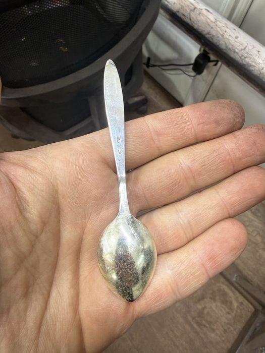 Серебряная чайная ложка Ссср