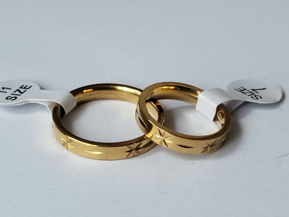 GR165, verighete placate aur 14k,noi,diverse marimi