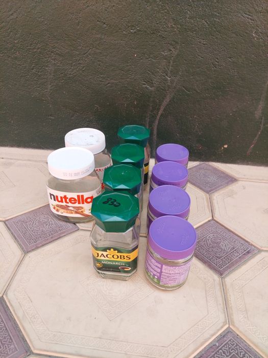 Баночки стеклянные с крышками