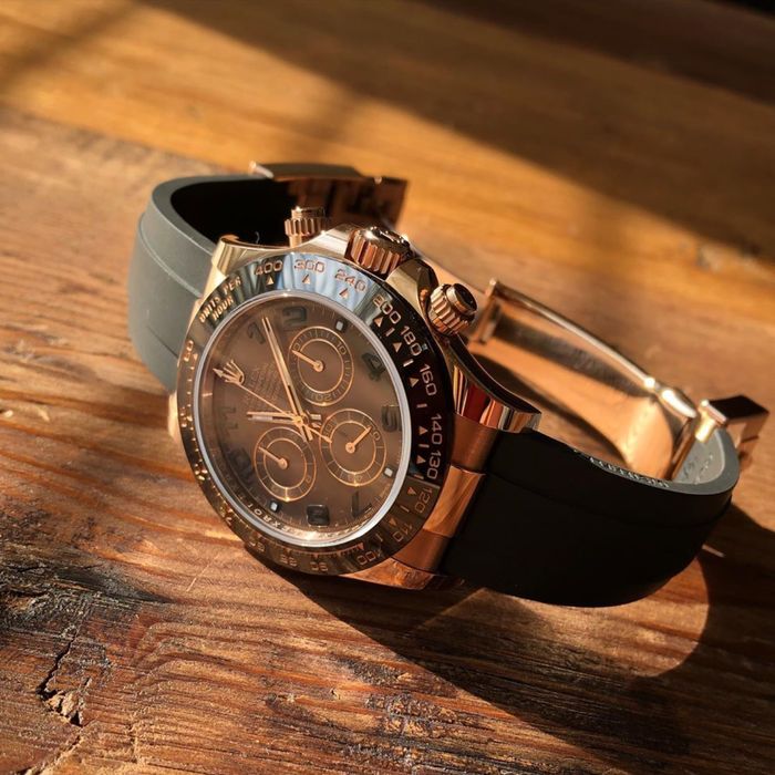 Rolex Daytona Chocolate Dial Rubber 40,mm