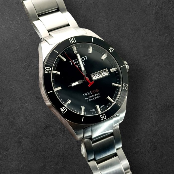Tissot PRS 516 Automatic 42 mm  мъжки швейцарски часовник  фул комлект