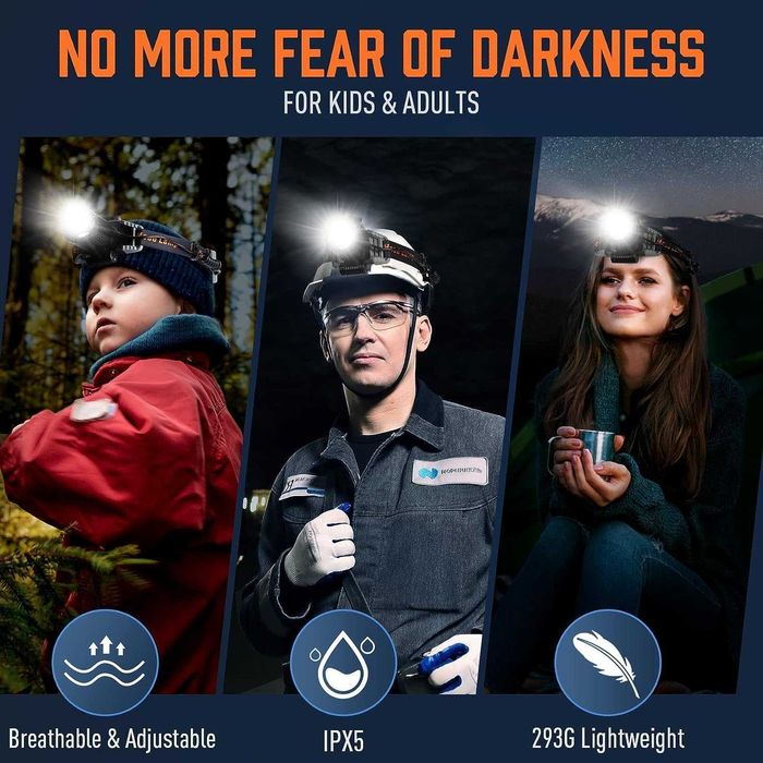 Мощен акумулаторен челник 100000 лумена Power Bank 5200mAh