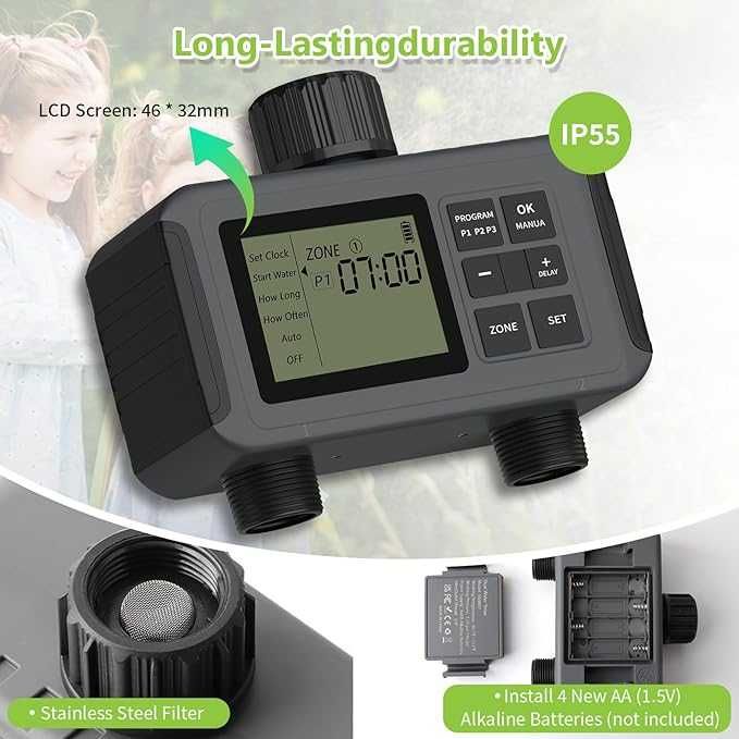 программируемый таймер подачи воды для садового шланга