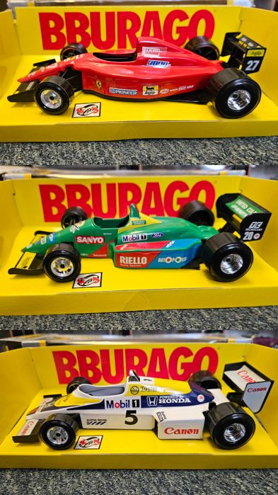 Machete Metal Bburago de colectie 1:24 Formula 1 F1 Made in Italy