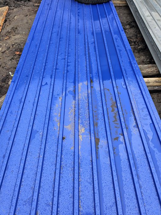 Профлист синий полимерный 0.4мм