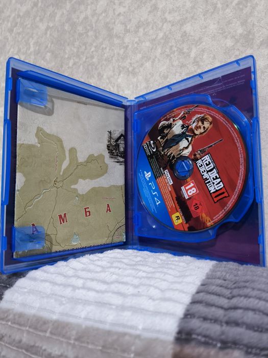 Продам диск пс4 рабочий rdr2