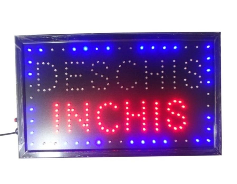 Panou reclama cu leduri Bar Cafe Farmacie Exchange Non-Stop Cosmetica