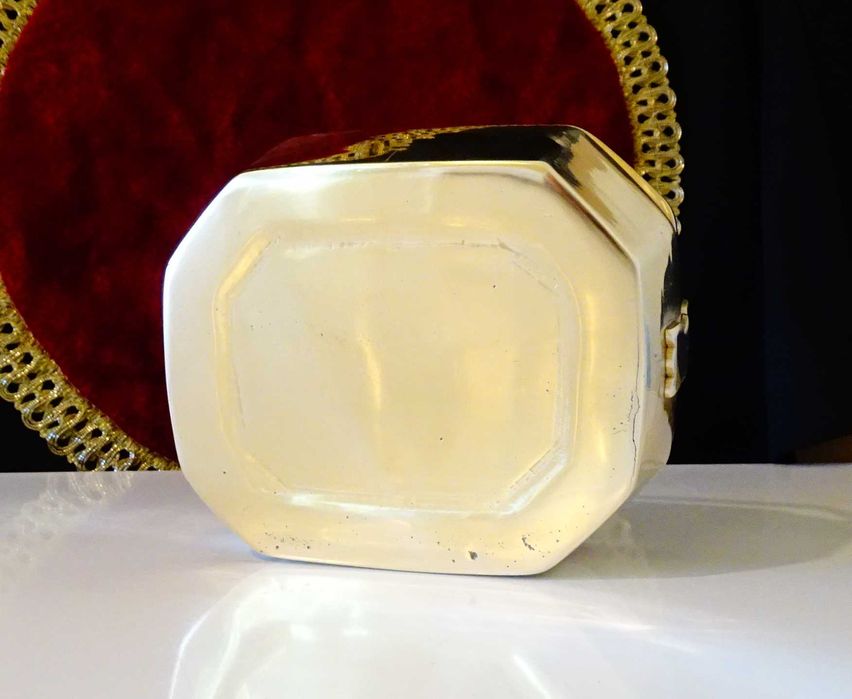 Старинно бронзово кандило,кадило,тамянник,ажур,цветя.