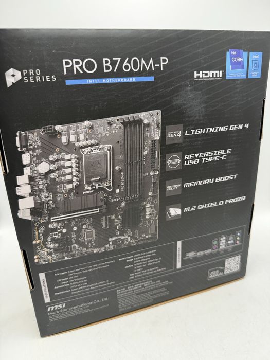 Placa de baza MSI PRO B760M-P Sigilata