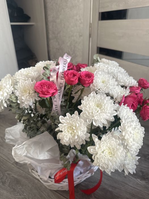 Букетый  роза гортензия