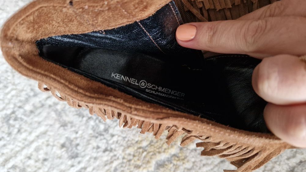 Botine Kennel&Scmenger impecabile, mar 7 1/2 (recomand 40, cu aprox 26
