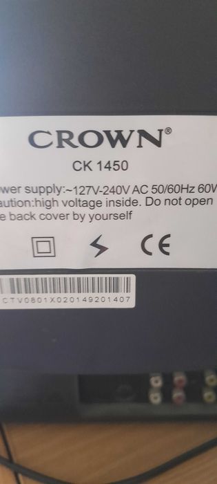 TV CROWN малък, удобен и кристален