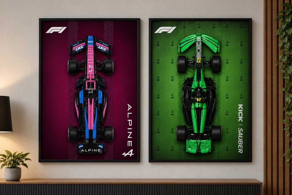 Suport Display Set Tehnic CaDa F1 Kick Sauber & Alpine