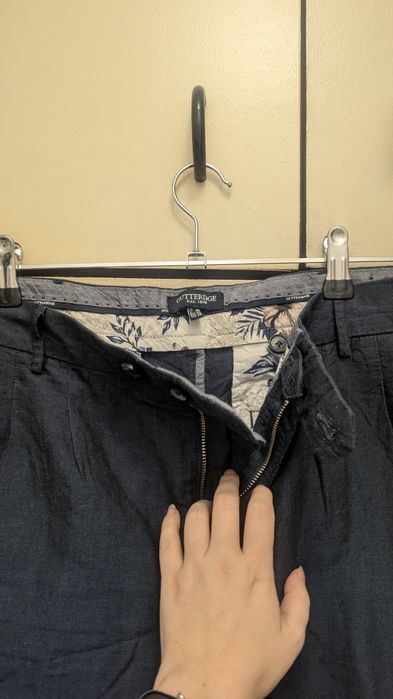 Мъжки панталон лен и памук