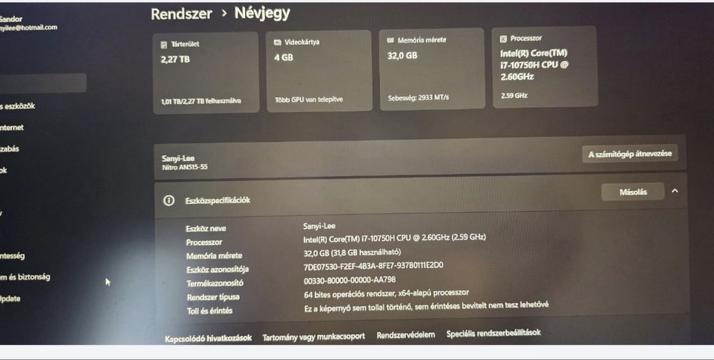 Vând Laptop Acer Nitro 5