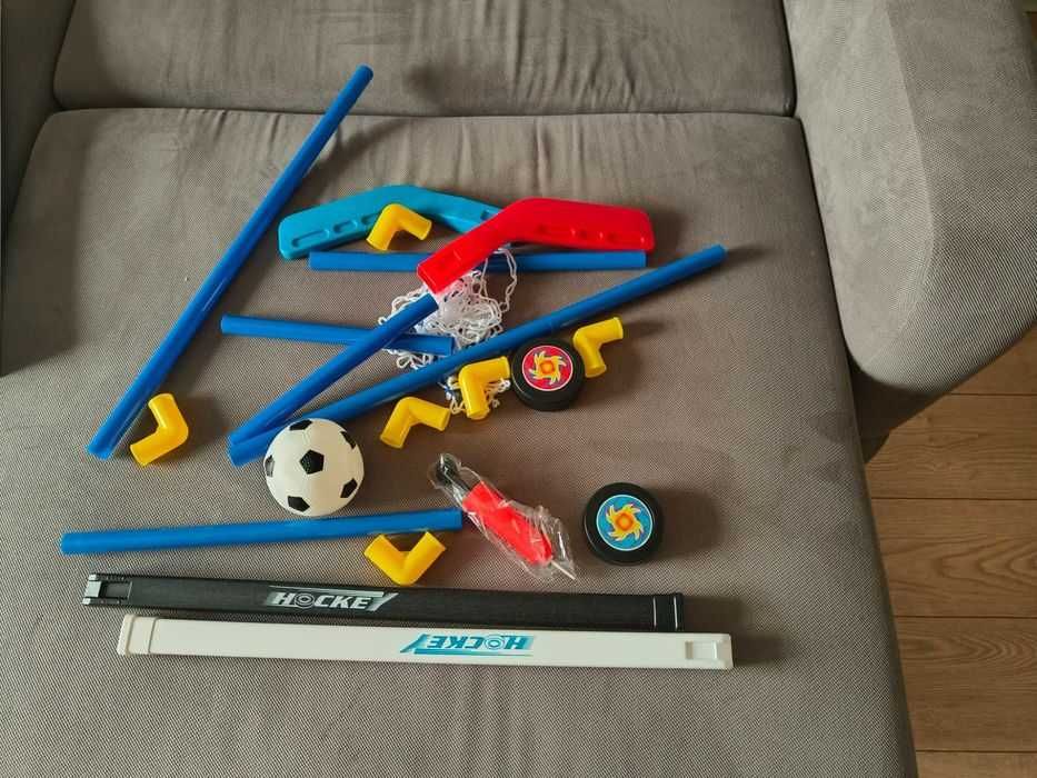 Set de hockey and footbal