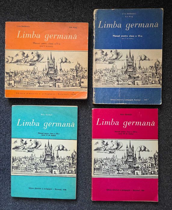 Lot LIMBA GERMANA. Manual clasa V, VI, VII, VIII - Stefanescu, Gundisch