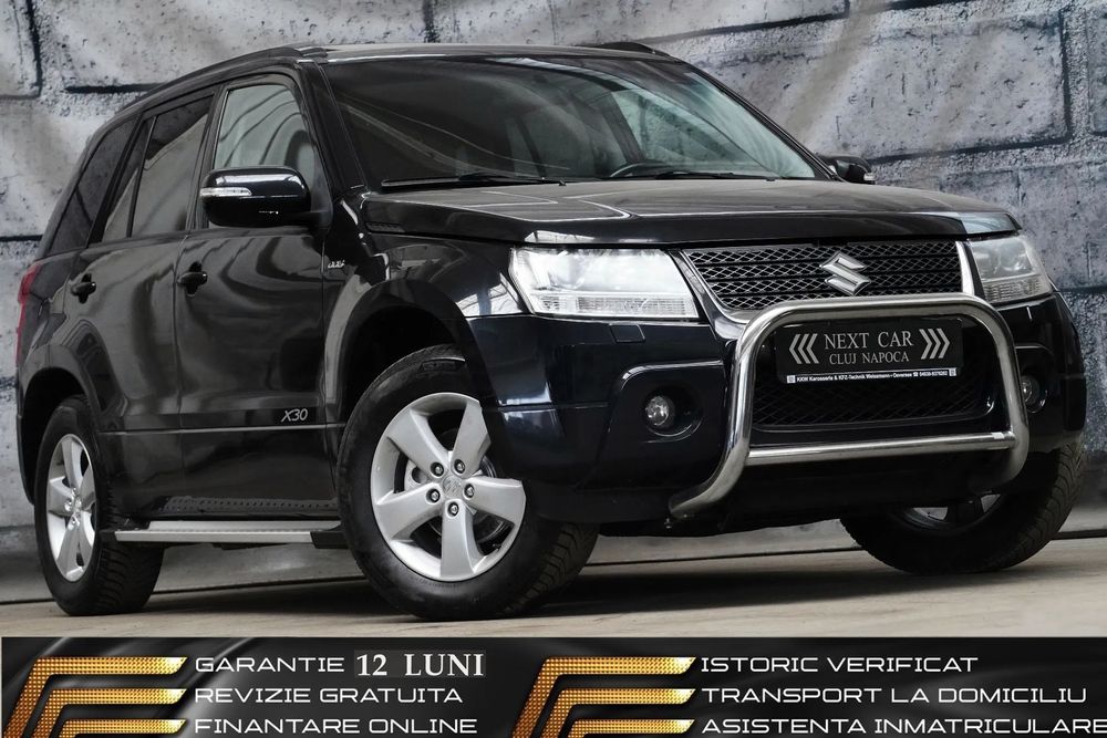 Suzuki Grand Vitara GARANTIE 12 LUNI*RATE*REVIZIE*4x4*130Cp*Piele*Trapa*Navi*Xenon*Full