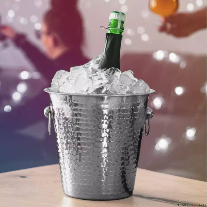 Frapiera pentru sampanie si gheata, diametru 21cm, inox, Kinghoff