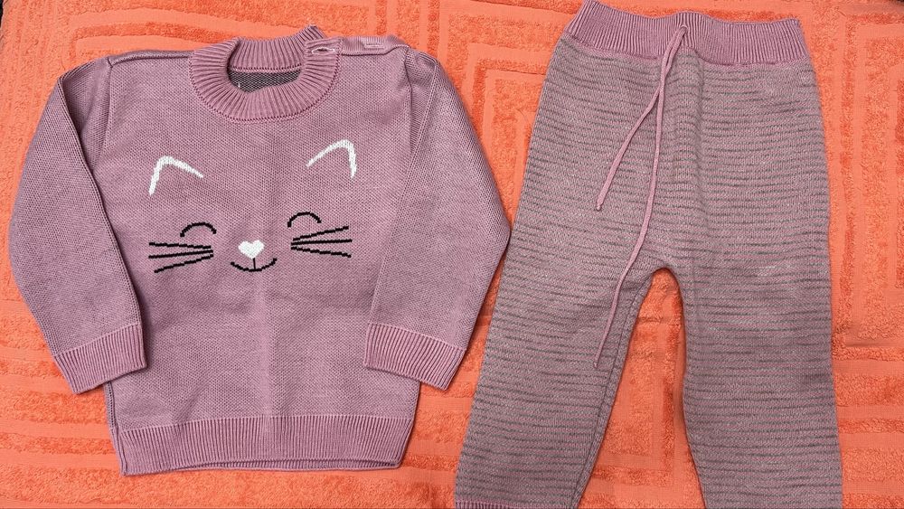 Костюм вязаный 86-92 размер