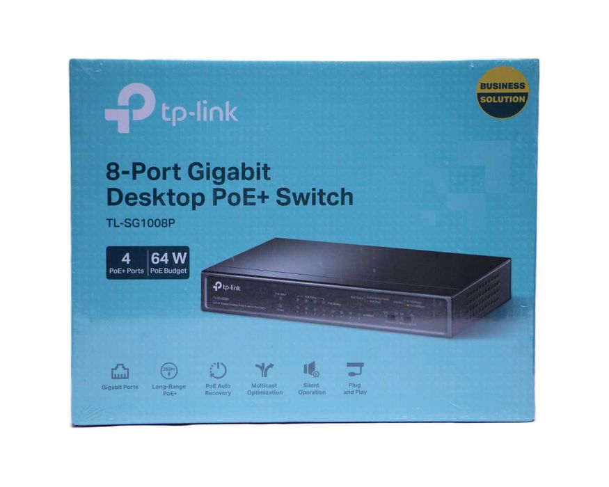 Свитч TP-LINK  TL-SG1008P 8xRJ45 8x 1000 Мбит/сек