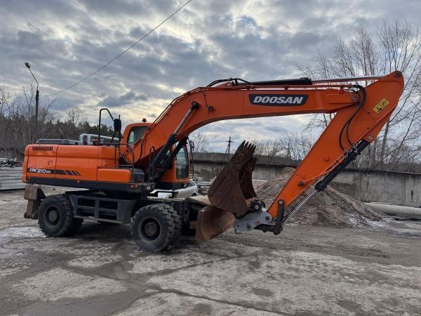 Услуги колёсного экскаватора