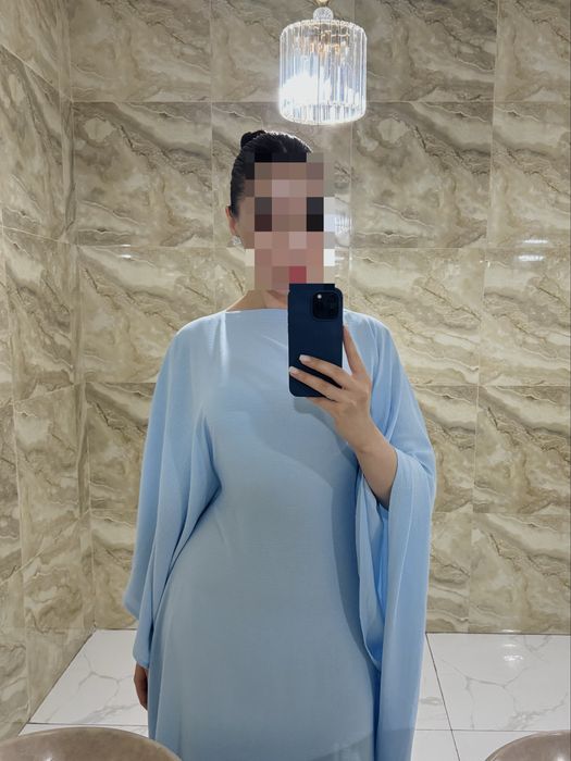 Платье абайя ручного пошива
